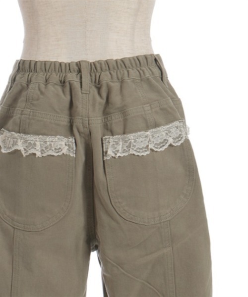 axes femme（アクシーズファム）の「レース付スリット×リボンパンツ（その他パンツ・レディース・カーキ/ケミカルウォッシュ・FREE）」の17枚目の写真