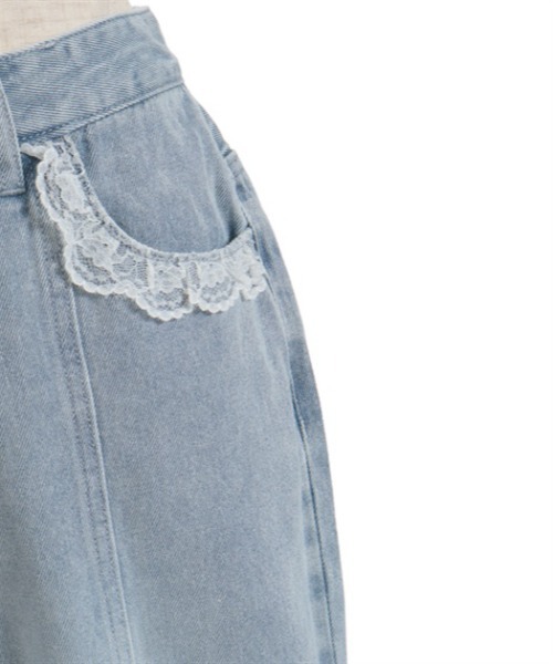 axes femme（アクシーズファム）の「レース付スリット×リボンパンツ（その他パンツ・レディース・カーキ/ケミカルウォッシュ・FREE）」の21枚目の写真