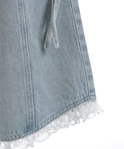 axes femme（アクシーズファム）の「レース付スリット×リボンパンツ（その他パンツ・レディース・カーキ/ケミカルウォッシュ・FREE）」の22枚目の写真