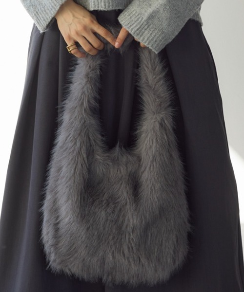 ☆アースカラー ファー バック☆ 靴・バッグのダイアナ通販サイト ｜ IZ5705: バッグ 【dianashoes.com】