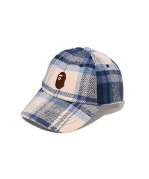 A BATHING APE | BAPE CHECK PANEL CAP(キャップ)