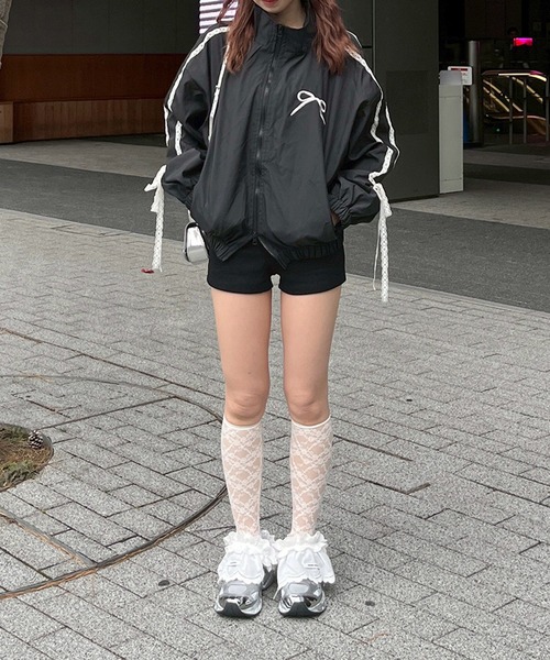 Flugge(フラッジー)の「レースリボンブルゾン(ブルゾン・レディース・マルチ/ブラック・FREE)」の13枚目の写真
