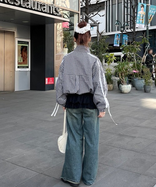 Flugge(フラッジー)の「レースリボンブルゾン(ブルゾン・レディース・マルチ/ブラック・FREE)」の15枚目の写真