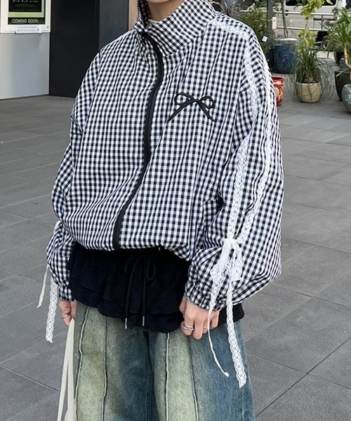 Flugge(フラッジー)の「レースリボンブルゾン(ブルゾン・レディース・マルチ/ブラック・FREE)」の21枚目の写真
