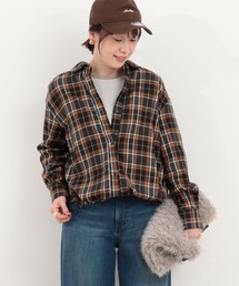 MICO COULIER | コットンテンセルチェックブラウス(シャツ/ブラウス)