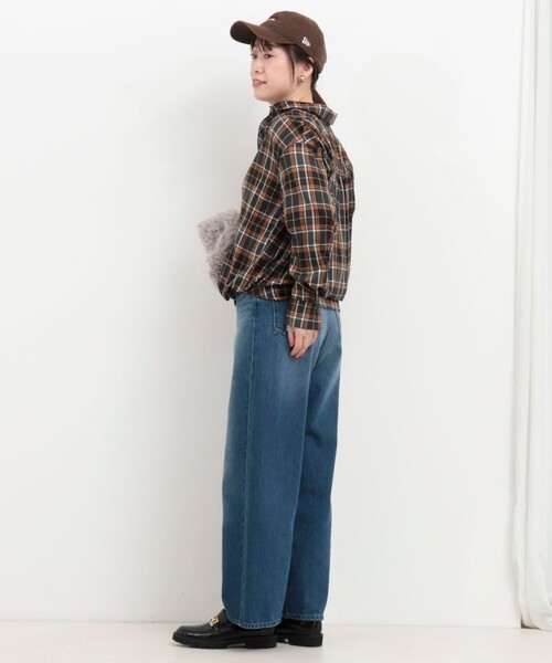 MICO COULIER(ミコクリエ)の「コットンテンセルチェックブラウス(シャツ/ブラウス・レディース・オレンジ系その他/グリーン系その他・38)」の6枚目の写真