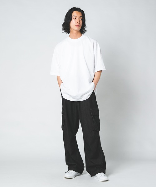 LOS ANGELES APPAREL(ロサンゼルスアパレル)の「【LOS ANGELES APPAREL/ロサンゼルスアパレル】1801GD 6.5oz ガーメントダイ クルーネックTシャツ(Tシャツ/カットソー・メンズ・チャコールグレー/ブラック/ホワイト/ゴールド・X-LARGE/MEDIUM/LARGE)」の20枚目の写真
