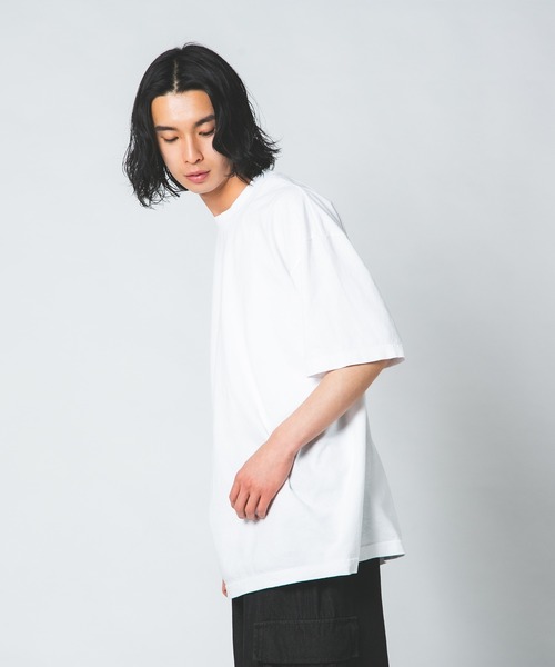 LOS ANGELES APPAREL(ロサンゼルスアパレル)の「【LOS ANGELES APPAREL/ロサンゼルスアパレル】1801GD 6.5oz ガーメントダイ クルーネックTシャツ(Tシャツ/カットソー・メンズ・チャコールグレー/ブラック/ホワイト/ゴールド・X-LARGE/MEDIUM/LARGE)」の12枚目の写真
