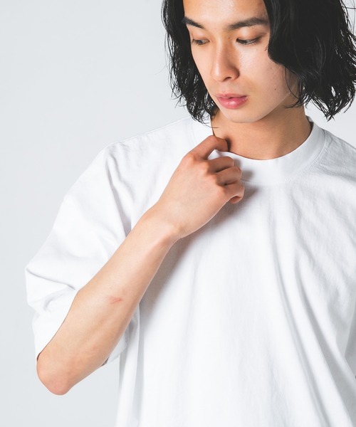 LOS ANGELES APPAREL(ロサンゼルスアパレル)の「【LOS ANGELES APPAREL/ロサンゼルスアパレル】1801GD 6.5oz ガーメントダイ クルーネックTシャツ(Tシャツ/カットソー・メンズ・チャコールグレー/ブラック/ホワイト/ゴールド・X-LARGE/MEDIUM/LARGE)」の9枚目の写真