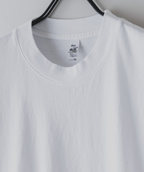 LOS ANGELES APPAREL(ロサンゼルスアパレル)の「【LOS ANGELES APPAREL/ロサンゼルスアパレル】1801GD 6.5oz ガーメントダイ クルーネックTシャツ(Tシャツ/カットソー・メンズ・チャコールグレー/ブラック/ホワイト/ゴールド・X-LARGE/MEDIUM/LARGE)」の8枚目の写真