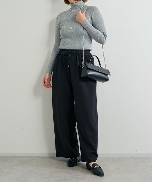 cache cache（カシュ カシュ）の「【cache cache(カシュカシュ)】横長スムースショルダー（ハンドバッグ・レディース・ブラック/ブラウン/レッド・FREE）」の16枚目の写真