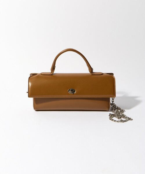 cache cache（カシュ カシュ）の「【cache cache(カシュカシュ)】横長スムースショルダー（ハンドバッグ・レディース・ブラック/ブラウン/レッド・FREE）」の14枚目の写真