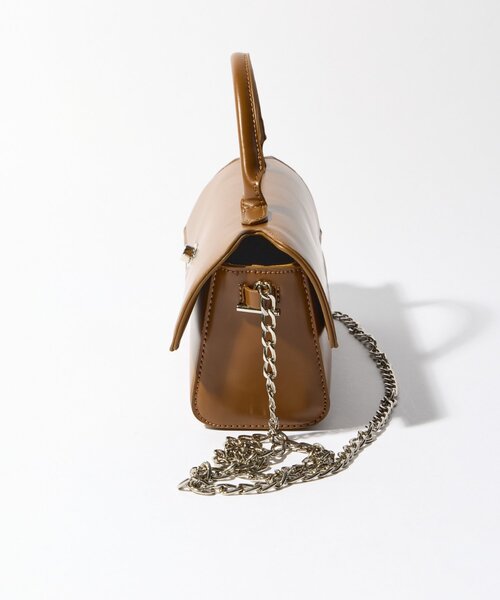 cache cache（カシュ カシュ）の「【cache cache(カシュカシュ)】横長スムースショルダー（ハンドバッグ・レディース・ブラック/ブラウン/レッド・FREE）」の13枚目の写真