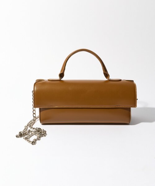 cache cache（カシュ カシュ）の「【cache cache(カシュカシュ)】横長スムースショルダー（ハンドバッグ・レディース・ブラック/ブラウン/レッド・FREE）」の12枚目の写真