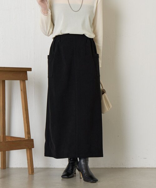 Jena espace merveilleux（ジェナ　エスパスメルヴェイユ）の「【WEB限定】ストレッチキモウナロースカート（スカート・レディース・アイボリー/カーキ/ブラック・FREE）」の15枚目の写真