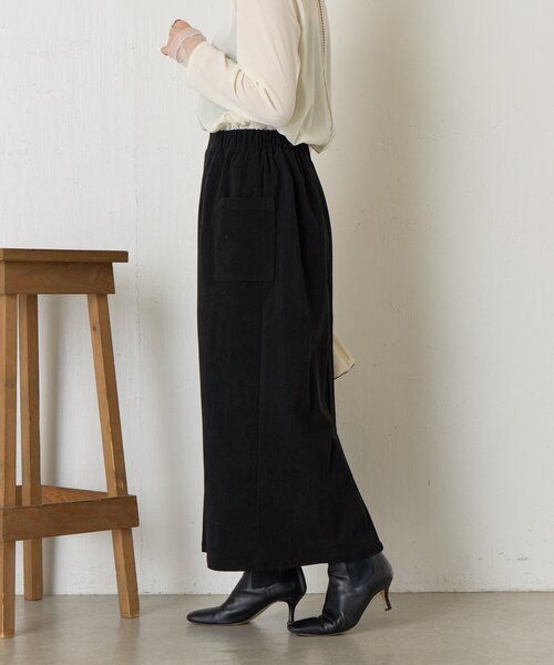 Jena espace merveilleux（ジェナ　エスパスメルヴェイユ）の「【WEB限定】ストレッチキモウナロースカート（スカート・レディース・アイボリー/カーキ/ブラック・FREE）」の16枚目の写真