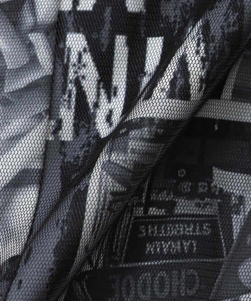 Cepica(セピカ)の「チュール×フォトプリントスカート(スカート・レディース・ブラック・FREE)」の6枚目の写真