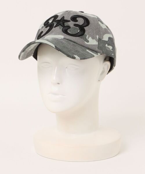 3.3 Field Trip （3.3フィールドトリップ）の「3.3 Field Trip／カモフラデザインCAP（キャップ・レディース・グレー/カーキ・0）」の17枚目の写真