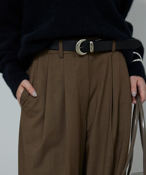 GALLARDAGALANTE（ガリャルダガランテ）の「【SACHIKOコラボ】【オーダーメイドベルト】ラウンドバックルフリーベルト（ベルト・レディース・シルバー/ゴールド・FREE）」の2枚目の写真