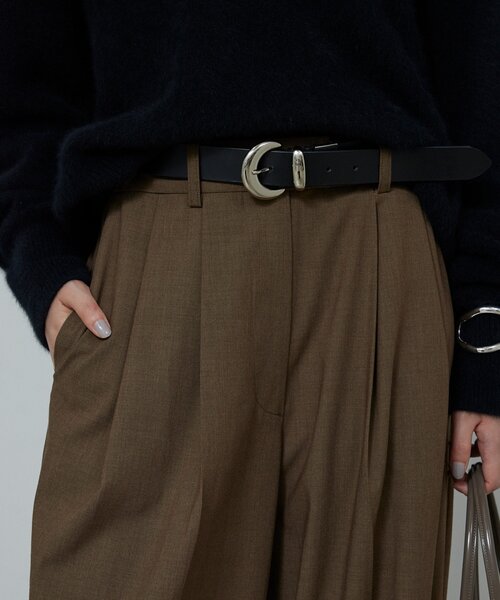 GALLARDAGALANTE（ガリャルダガランテ）の「【SACHIKOコラボ】【オーダーメイドベルト】ラウンドバックルフリーベルト（ベルト・レディース・シルバー/ゴールド・FREE）」の4枚目の写真