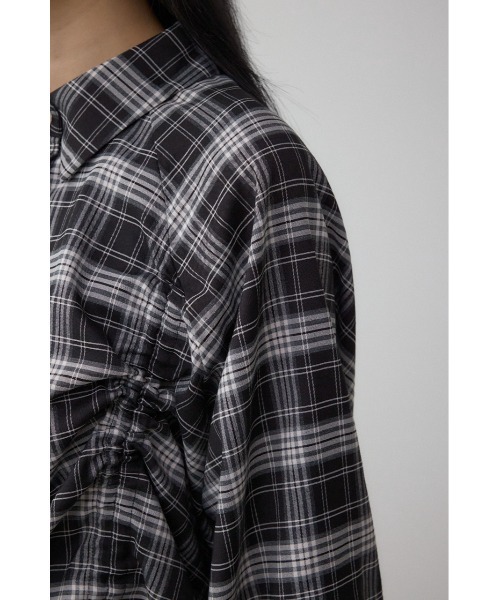 AZUL by moussy(アズールバイマウジー)の「ドロストシャツ(シャツ/ブラウス・レディース・ブラック系その他/アイボリー/ブラウン・FREE)」の20枚目の写真