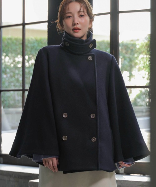 セール】ケープミドルウールコート（その他アウター）｜NOELA（ノエラ