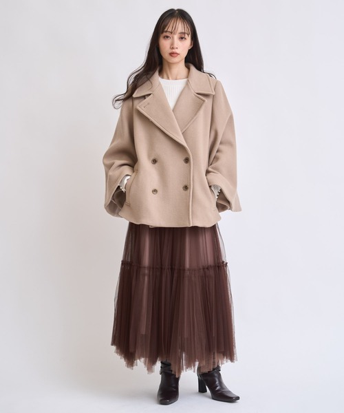 セール】ケープミドルウールコート（その他アウター）｜NOELA（ノエラ