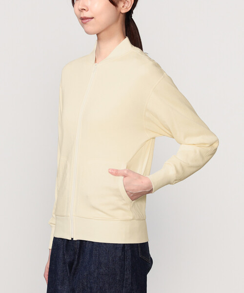 YOUNG & OLSEN The DRYGOODS STORE | コットンカシミヤ ジップカーディガン WOMEN