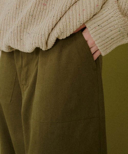BROKEN BASE（ブロークンベース）の「Baker Pants / ベイカーパンツ（その他パンツ・メンズ・ホワイト/カーキ・MEDIUM/LARGE）」の14枚目の写真