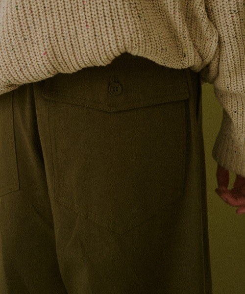 BROKEN BASE（ブロークンベース）の「Baker Pants / ベイカーパンツ（その他パンツ・メンズ・ホワイト/カーキ・MEDIUM/LARGE）」の16枚目の写真