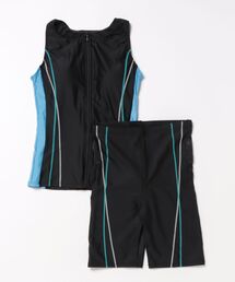 ノーブランド】レディースタンキニフィットネス水着 セパレート水着
