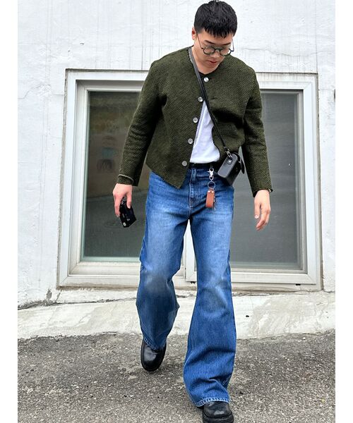 NICK&NICOLE(ニックアンドニコール)の「MIXED TWEED JACKET_BLUE GRAY(テーラードジャケット・レディース・その他・FREE)」の7枚目の写真