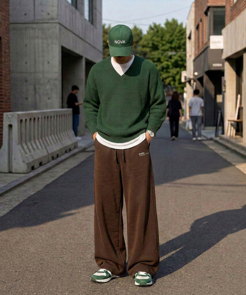 AGOD（エージーオーディー）の「ピーチ起毛スウェットパンツ [ブラウン]（スウェットパンツ・レディース・その他・SMALL/MEDIUM/LARGE）」の6枚目の写真