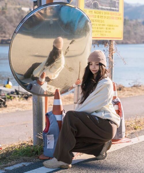 AGOD（エージーオーディー）の「ピーチ起毛スウェットパンツ [ブラウン]（スウェットパンツ・レディース・その他・SMALL/MEDIUM/LARGE）」の3枚目の写真