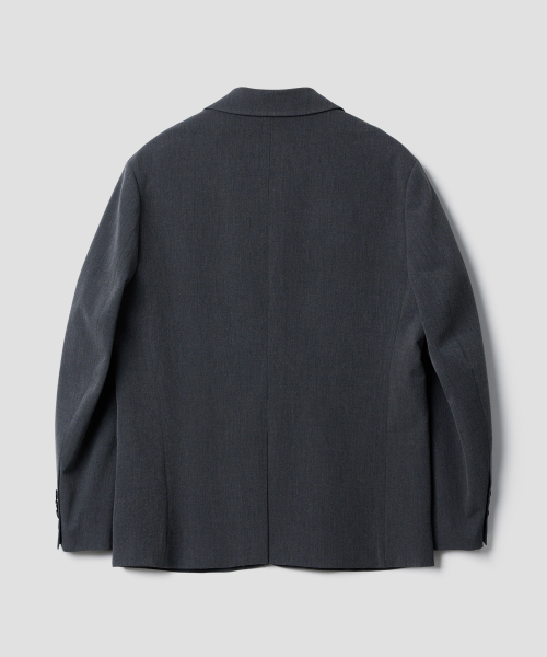 TTUDEMENT(トュードメント)の「SINGLE TAILORED JACKET_CHARCOAL(テーラードジャケット・レディース・その他・SMALL/MEDIUM)」の3枚目の写真