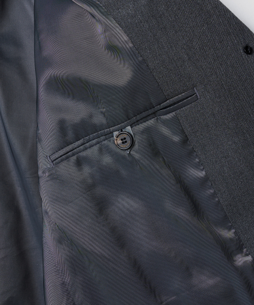 TTUDEMENT(トュードメント)の「SINGLE TAILORED JACKET_CHARCOAL(テーラードジャケット・レディース・その他・SMALL/MEDIUM)」の5枚目の写真