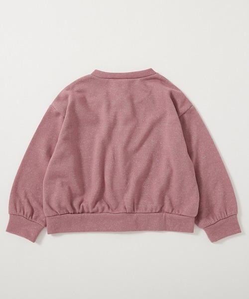 devirock（デビロック）の「ハートボタン付き きらめくラメミニ裏毛 カーディガン（カーディガン/ボレロ・キッズ・ピンク系/ブラック系/ホワイト系/ネイビー系・100cm/110cm/120cm/130cm/140cm/150cm/160cm）」の15枚目の写真