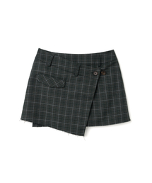 MILLO WOMEN（ミロウーマン）の「Slash Wrap Mini Skirt [Deep Green]（スカート）」