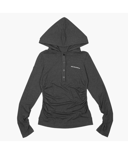 ROUGHNECK(ラフネック)の「ヘンリーフードロングスリーブトップ グレー(Tシャツ/カットソー・レディース・その他・SMALL/MEDIUM)」の11枚目の写真