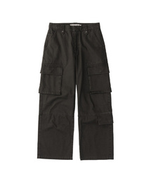 SLOWACID（スローアシッド）の「ウォッシュドヘリンボーンカーゴパンツ[チャコール]（その他パンツ）」