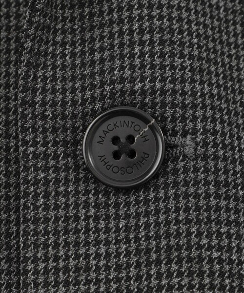 MACKINTOSH PHILOSOPHY(マッキントッシュ フィロソフィー)の「トロッター ジャケット#051 ストレッチドビー/千鳥(テーラードジャケット・メンズ・ダークネイビー/ネイビー/ベージュ系その他7/チャコールグレー・38/40)」の15枚目の写真