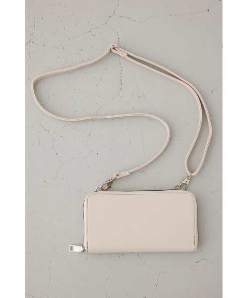 AZUL by moussy（アズールバイマウジー）の「ベルトデザインウォレットバッグ（ショルダーバッグ・レディース・ダークグリーン/アイボリー/ブラック・FREE）」の13枚目の写真