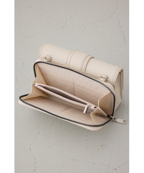 AZUL by moussy（アズールバイマウジー）の「ベルトデザインウォレットバッグ（ショルダーバッグ・レディース・ダークグリーン/アイボリー/ブラック・FREE）」の17枚目の写真