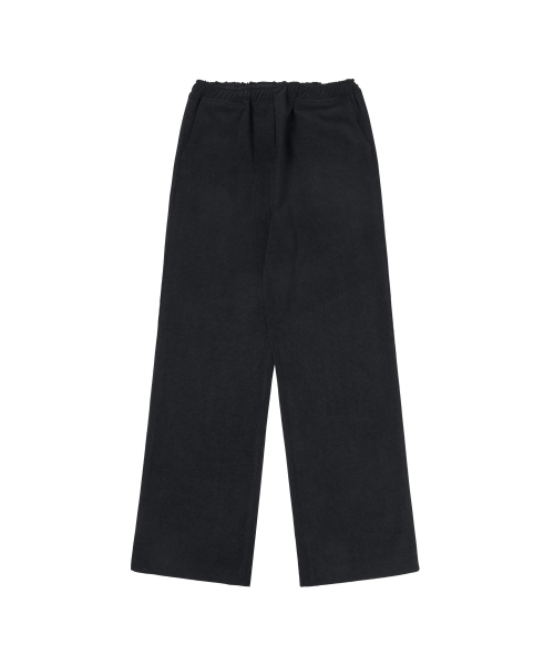 VANONE ATELIER(バノンアトリエ)の「P3210 ベルベットコーデュロイバンディングパンツ_ブラック(その他パンツ・レディース・ブラック・SMALL/MEDIUM)」の2枚目の写真