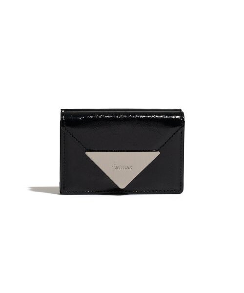 FENNEC(フェネック)の「CRINKLE TRIANGLE TRIPLE WALLET - BLACK(札入れ/マネークリップ・レディース・その他・FREE)」の1枚目の写真