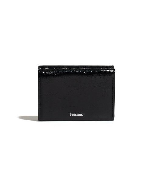 FENNEC(フェネック)の「CRINKLE TRIANGLE TRIPLE WALLET - BLACK(札入れ/マネークリップ・レディース・その他・FREE)」の3枚目の写真