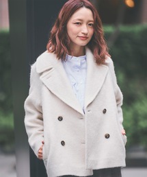 Sirin｜シリンのピーコート（ベージュ系）通販 - ZOZOTOWN