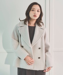 Sirin（シリン）の「【軽量・新色展開】ミドルシャギーコート（ピーコート）」