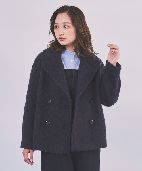 Sirin(シリン)の「ミドルシャギーコート【2サイズ展開】(その他アウター・レディース・ライトベージュ/ネイビー/ライトグレー・SMALL/X-SMALL)」の19枚目の写真