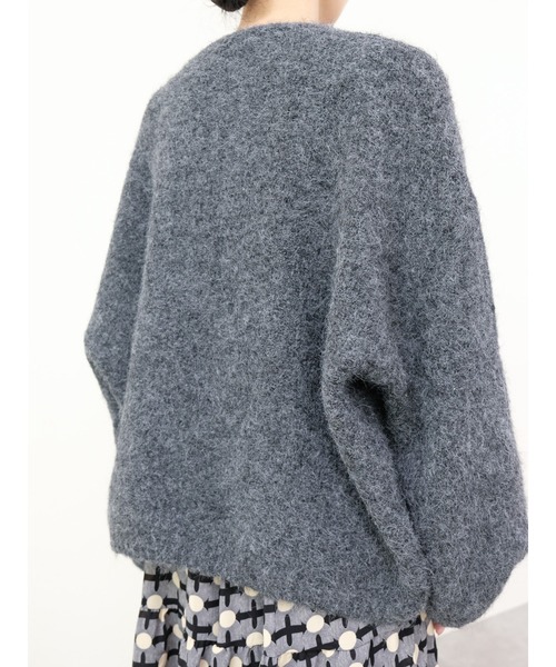 DOLLUPOOPS（ドールアップウップス）の「ループヤーンボリュームカーディガン（カーディガン/ボレロ・レディース・アイボリー/イエロー/チャコール・FREE）」の10枚目の写真